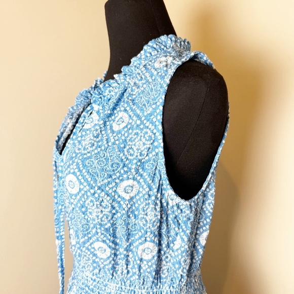 THML Nora Smocked Waist Print Dress M - Picture 10 of 15